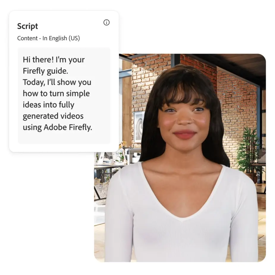 Branded avatar example