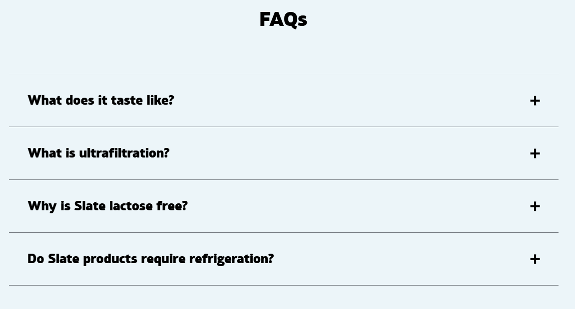 adding faq section in product pages