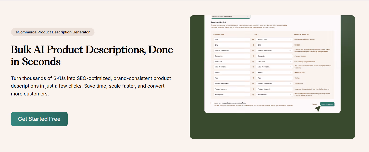 AI Product Description Generator