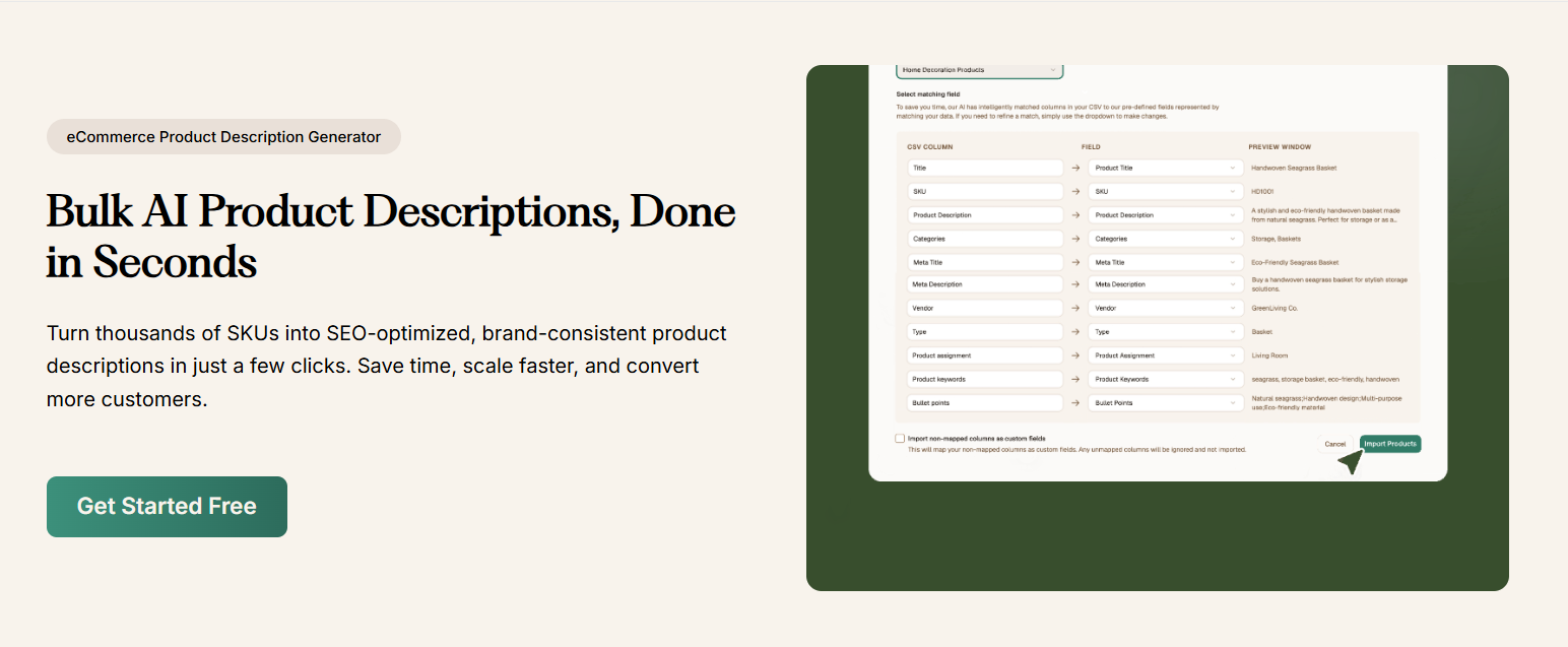 AI Product Description Generator
