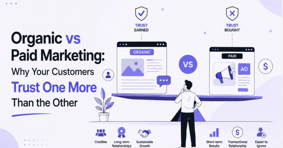 Organic Vs Paid Marketing - Rovert Digital