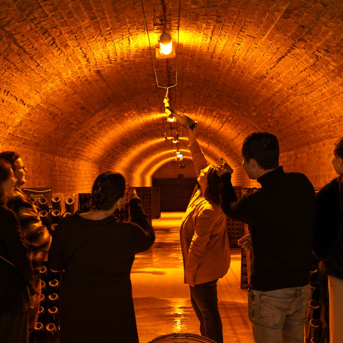 Visite des caves du Clos Corbier