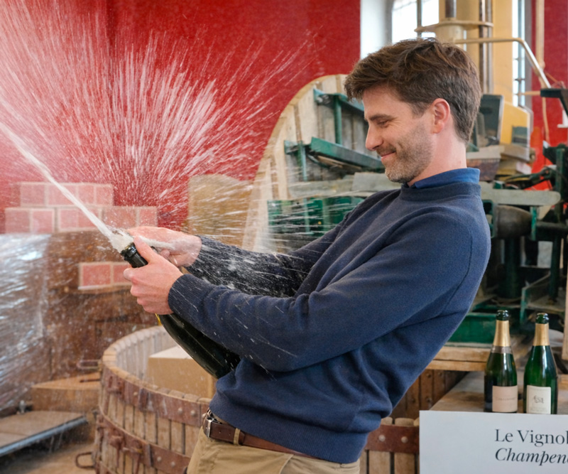 Village de Mareuil-sur-Aÿ le long de la Marne