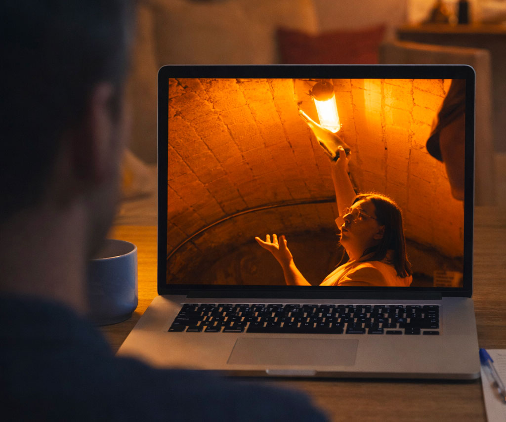 Village de Mareuil-sur-Aÿ le long de la Marne