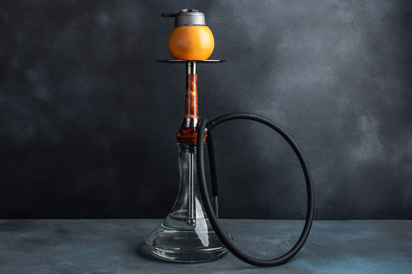 Hookah with a fruit bowl