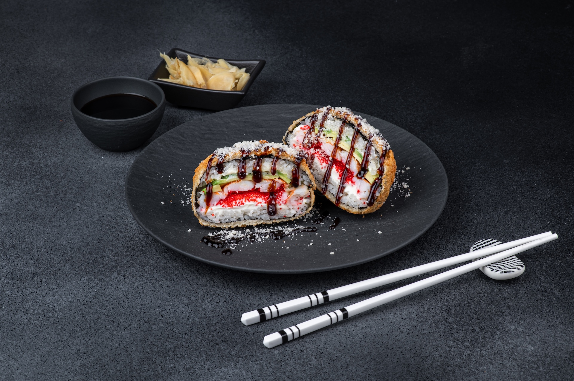 Sushi Burger de gambas