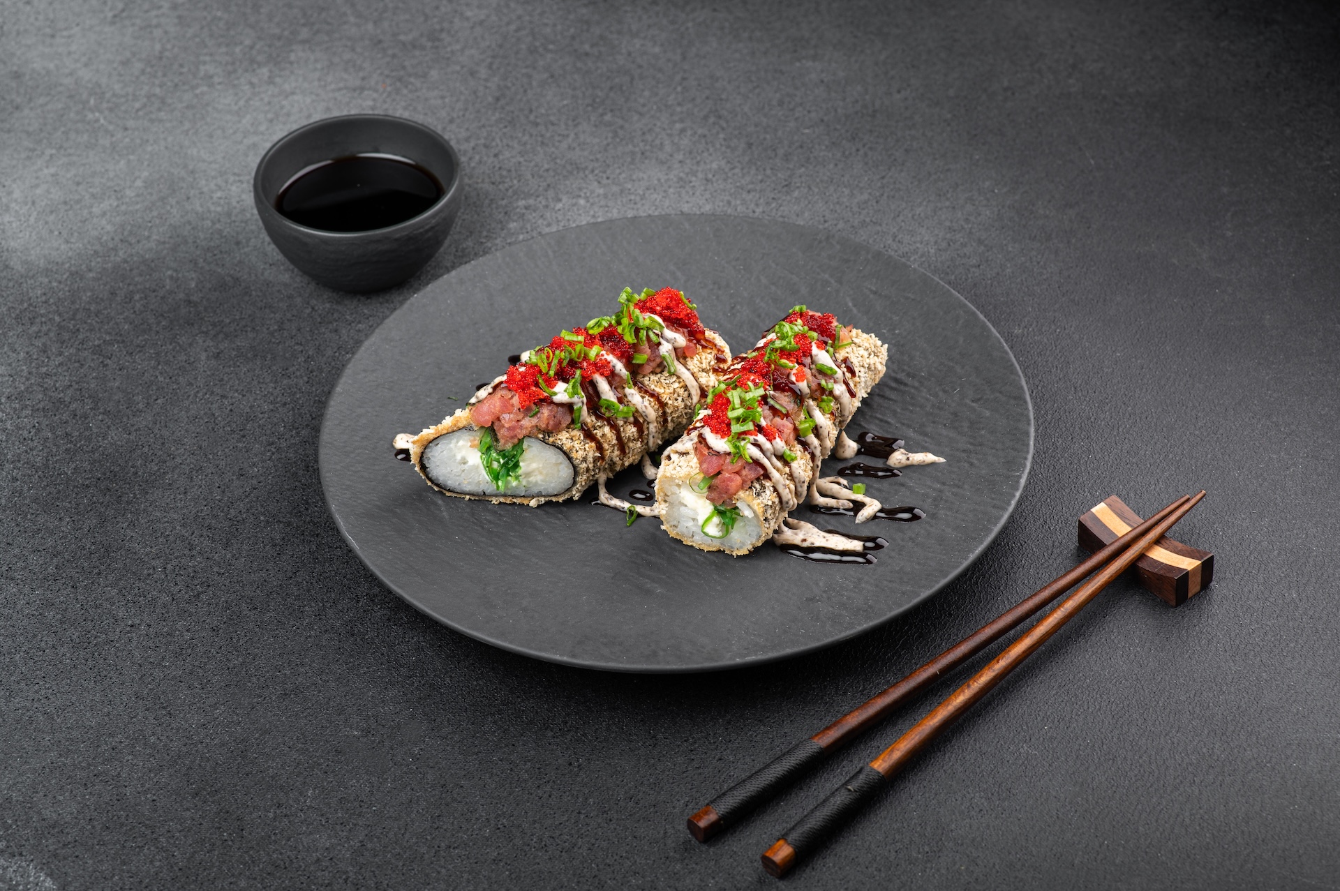 Sushi Hot Dog de atún 