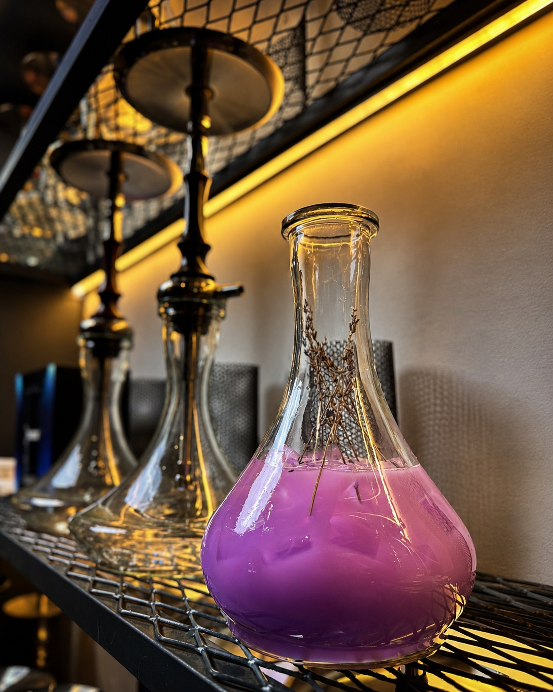 Hookah with a Cocktail Base "Lavender Tonic" 