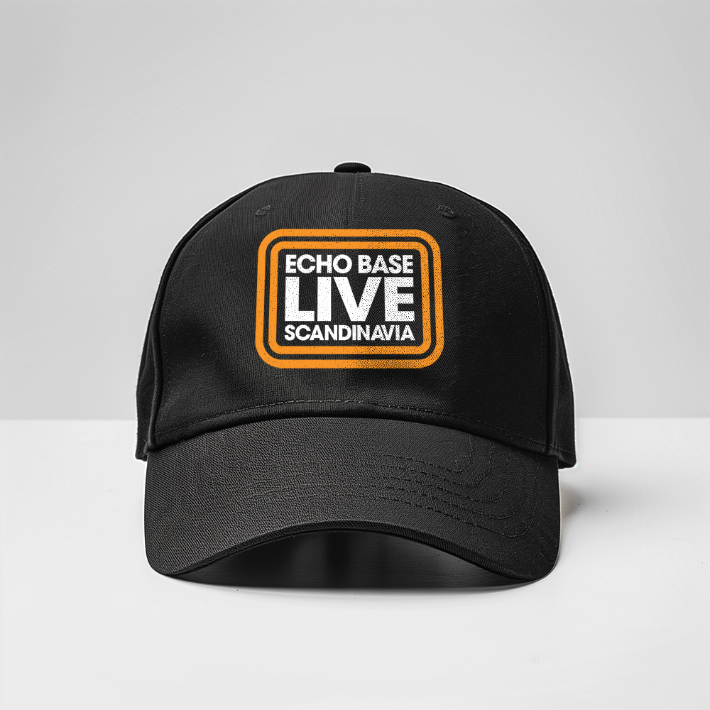 A picture of a hat with the logo on it