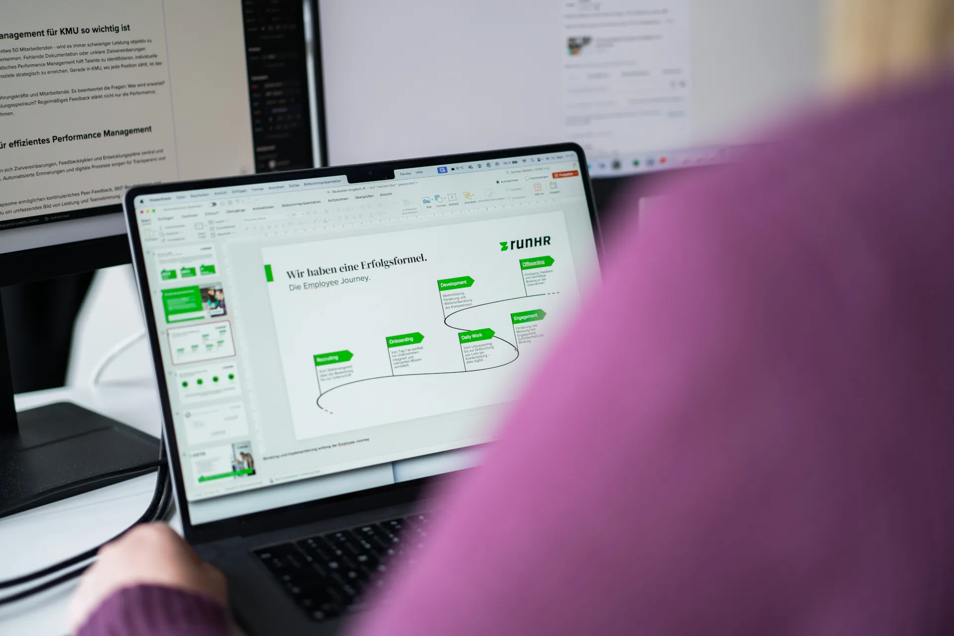 runHR Mitarbeiter implementiert Personio