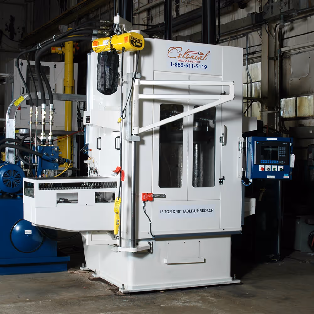 Table Up Broaching Machines