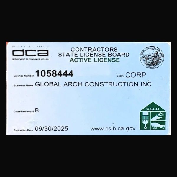 Global Arch Construction Active License