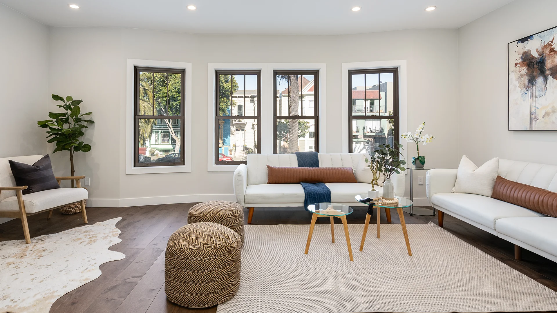 Interior of a newly renovated home.