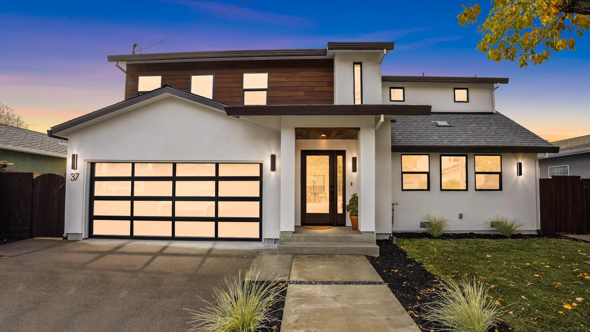 Before and after of a home remodeled by Global Arch Construction
