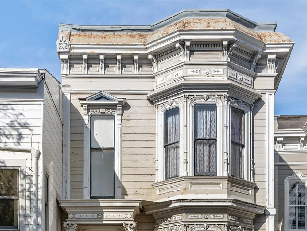 Front of the house before renovation by Global Arch Construction
