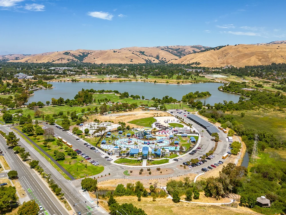 Aerial view of Freemont, CA