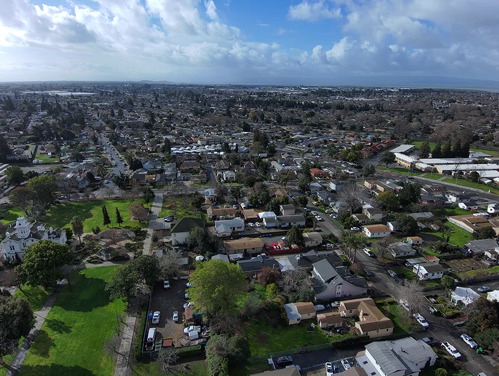 East Bay Morning with Fresh Rain, Beautiful Clouds, South towards Hayward
