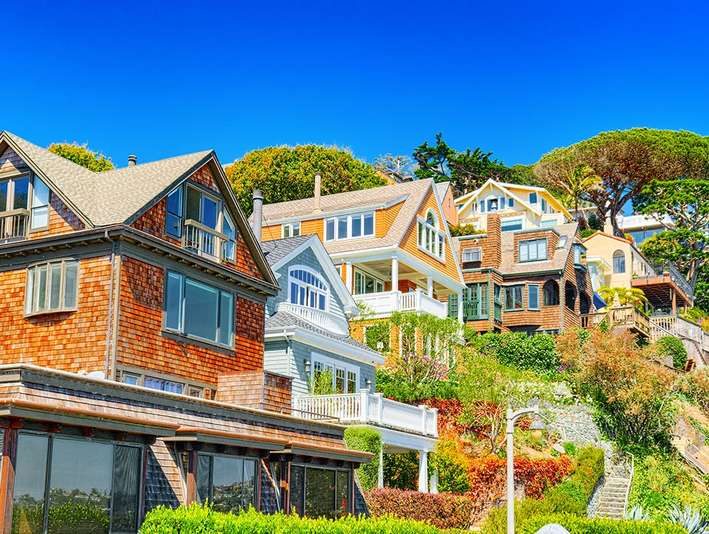 Houses in northern California