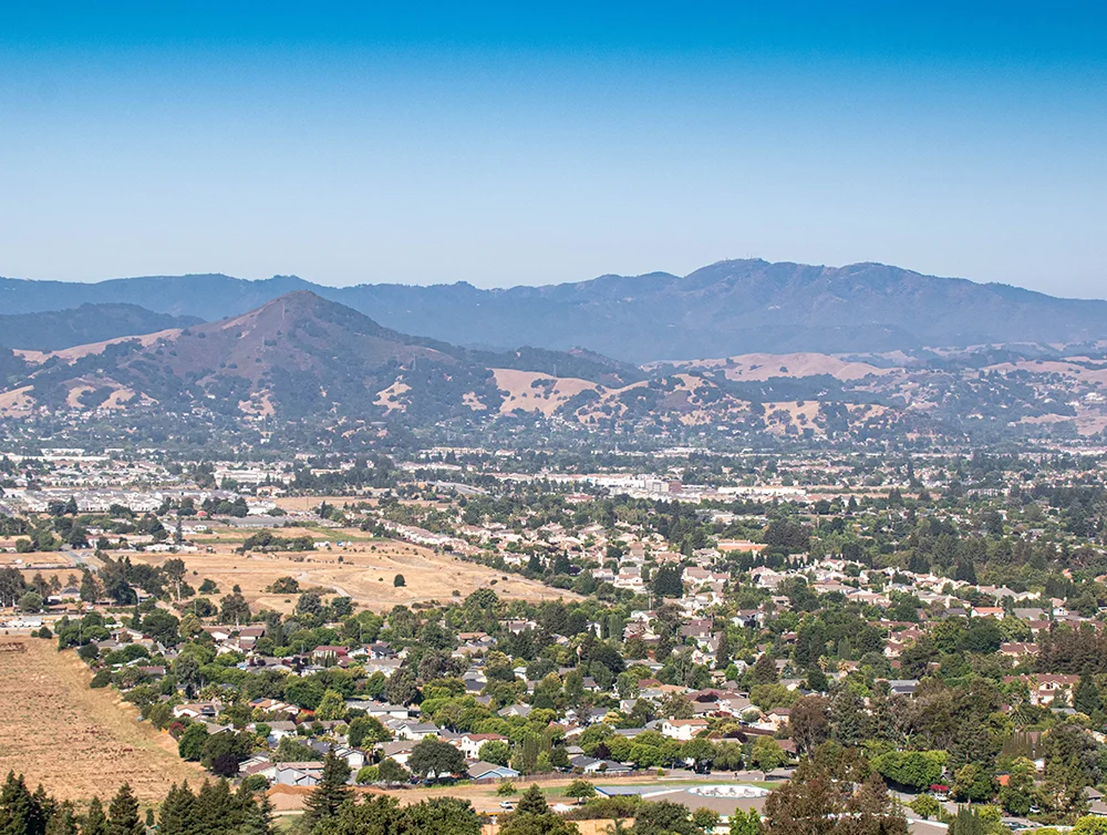 Morgan Hill's famous El Toro Looking Out Over The City