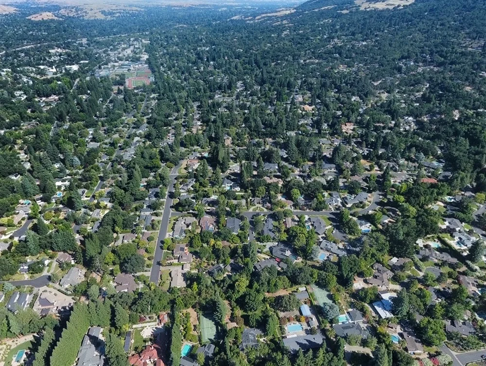 Homes in norther California.