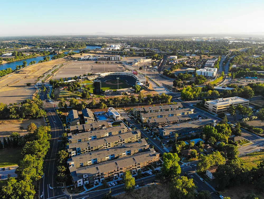 Aerial View of West Sacramento 