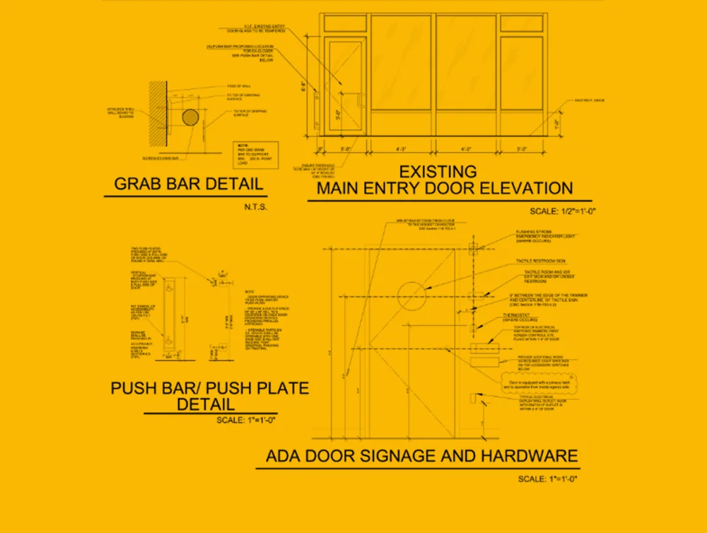 Architecture plan designed by Global Arch Construction.