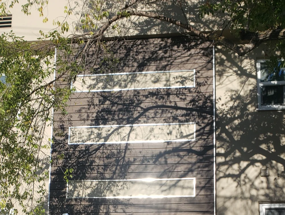 Windows of a building renovated by Global Arch Construction