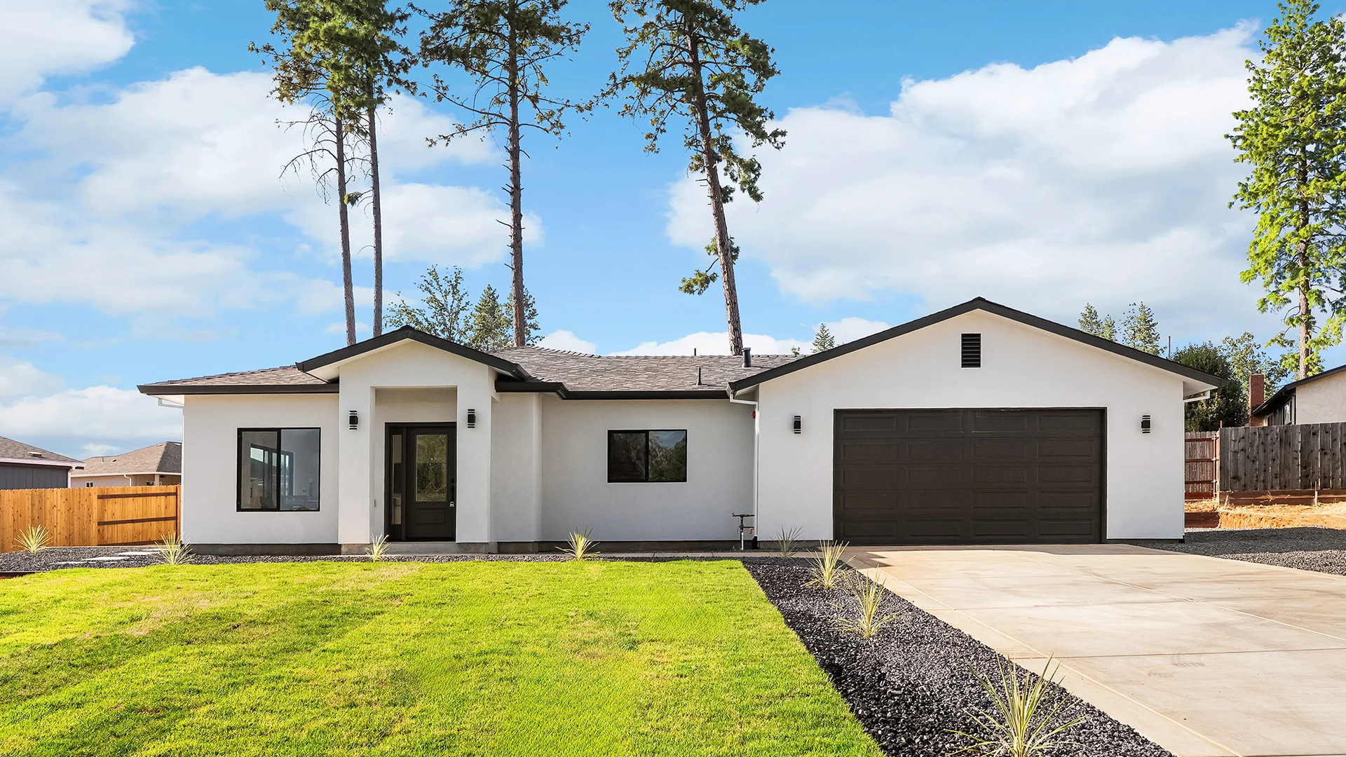 Before and after of a home built by Global Arch Construction