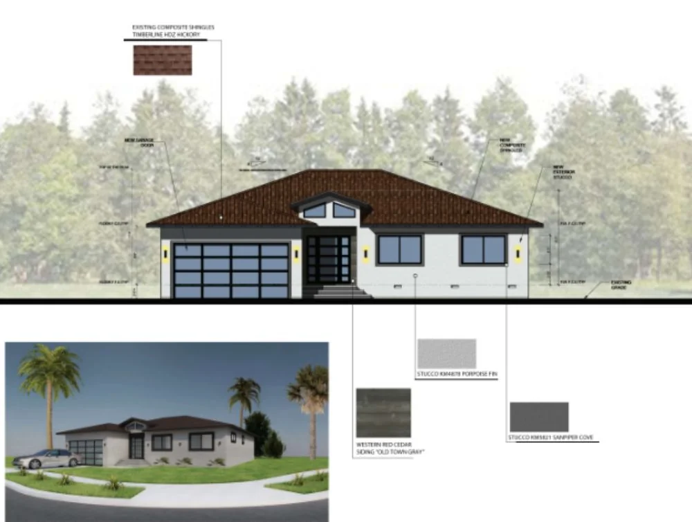 2D House Rendering by Global Arch Construstion