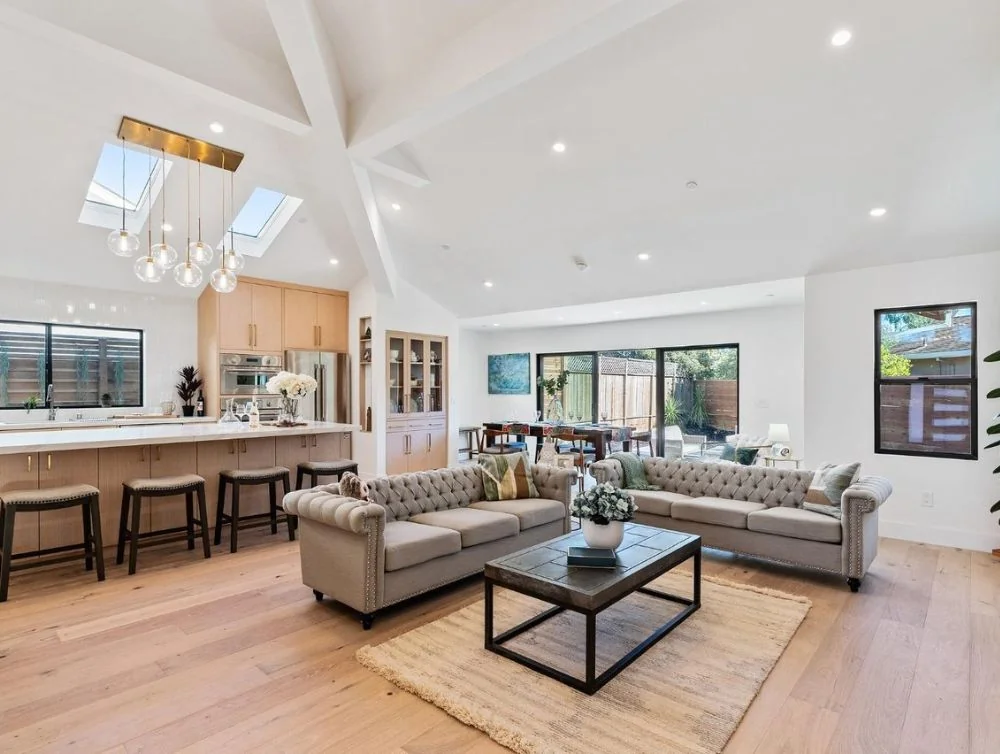 Open Living room concept by Global Arch Construction