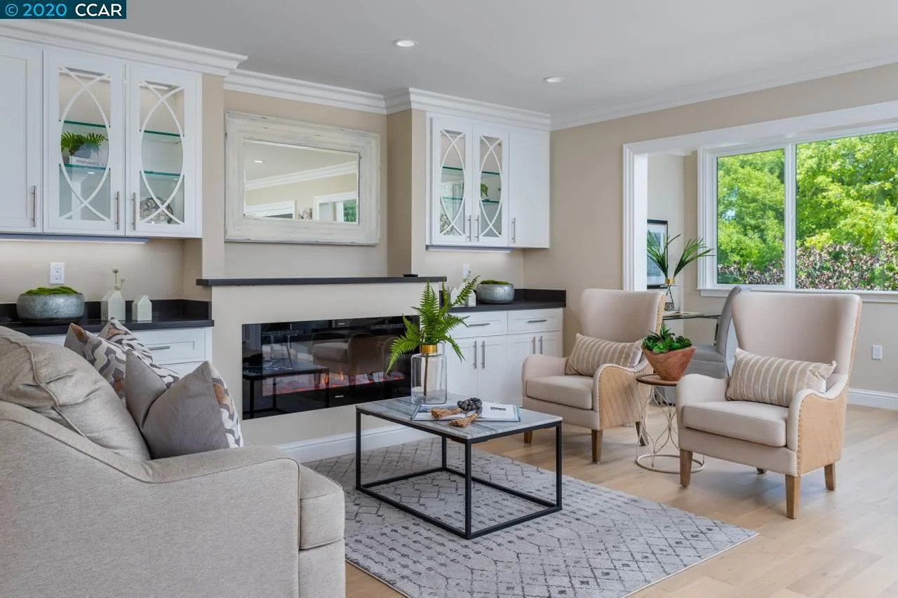 San Mateo apartment renovation with open kitchen concept and updated interior finishes