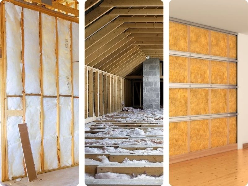 Residential insulation inspection before drywall installation