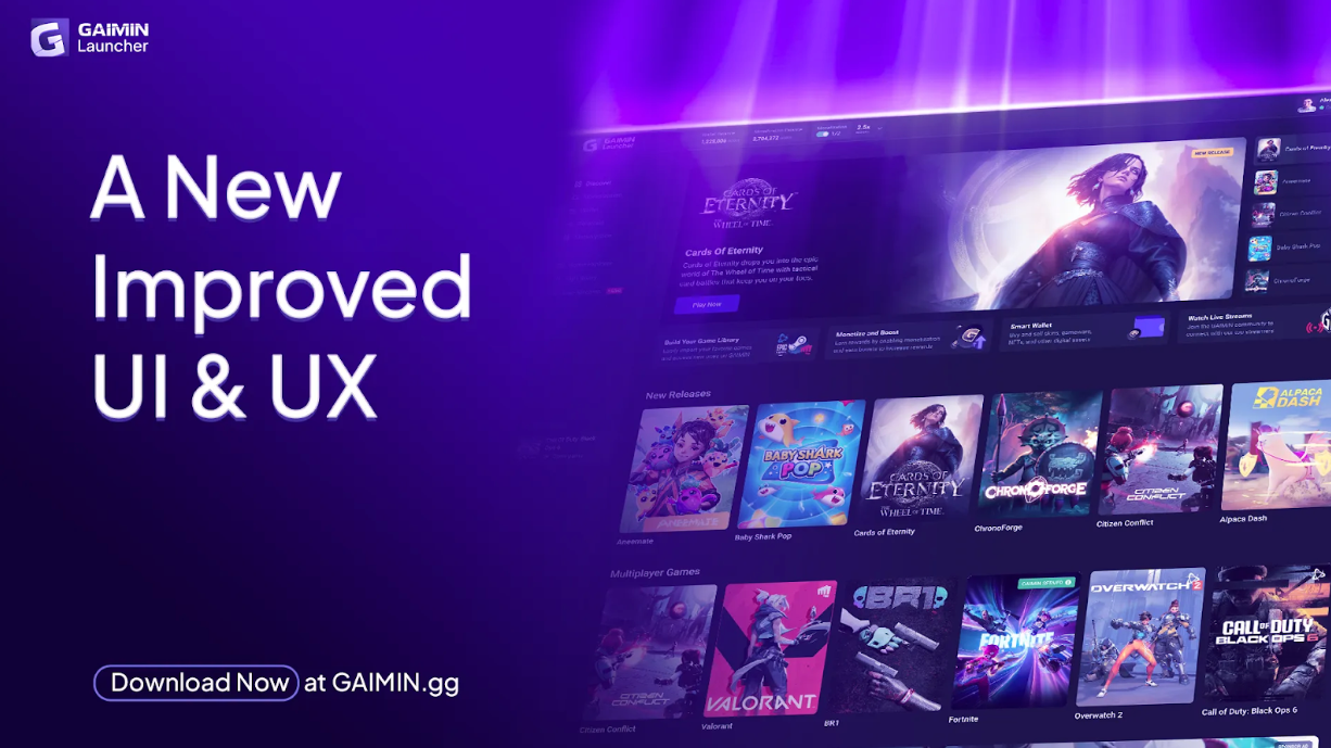 A New Improved UI & UX