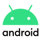 Green Android robot head icon with antennae on a white background.