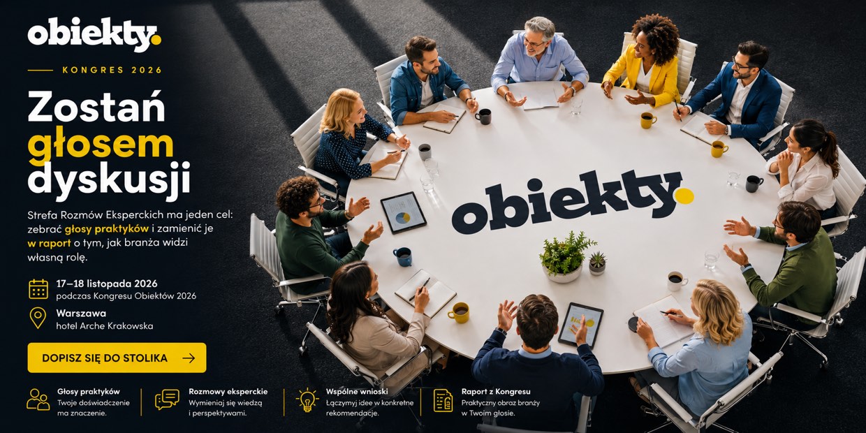 Round Tables — Strefa Rozmów Eksperckich, Kongres Obiektów 2026