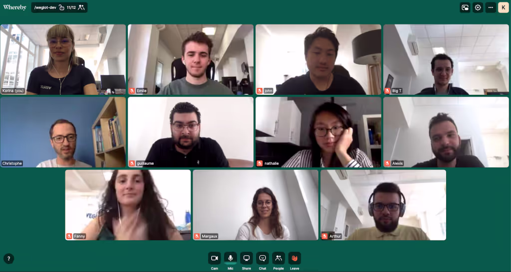 Screenshot of the Weglot support team 