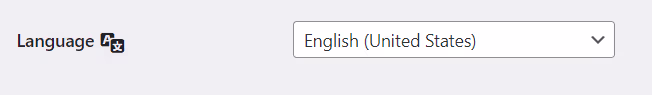 Changing user language in WordPress