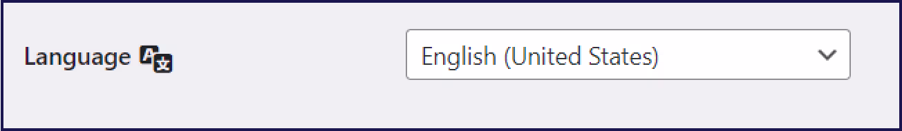 Changing site language in WordPress
