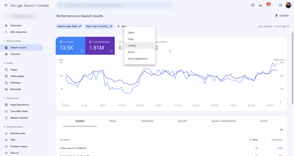 Google search console