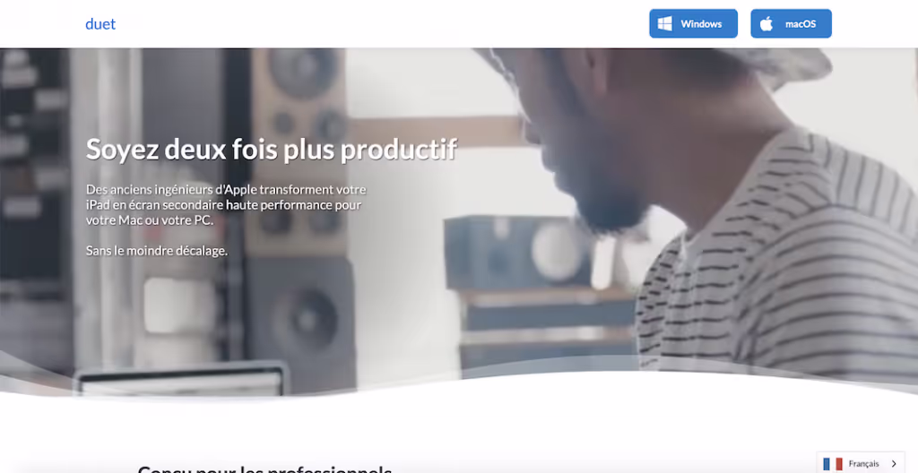 Duet Display app Weglot multilingual website client