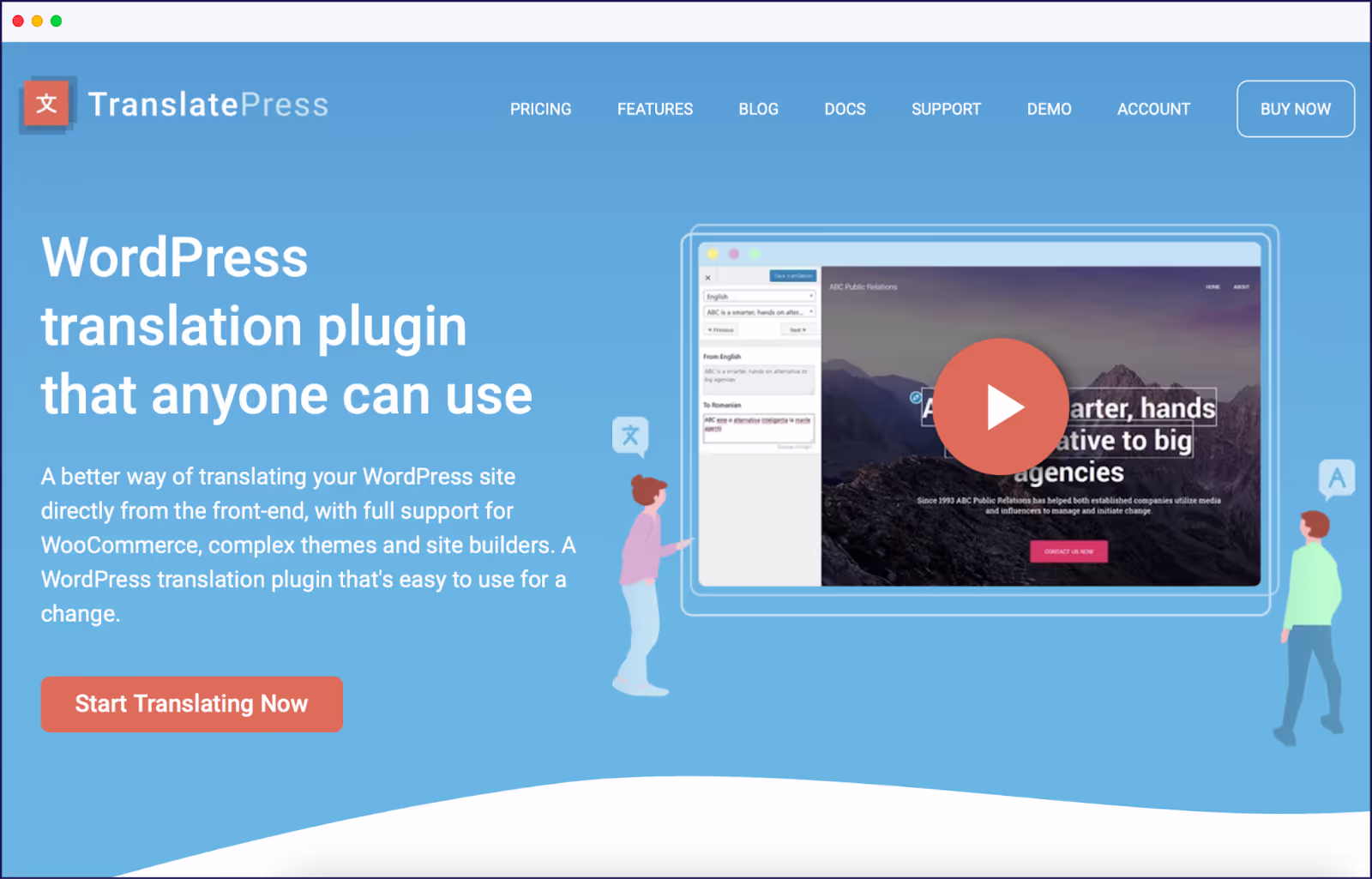 TranslatePress website