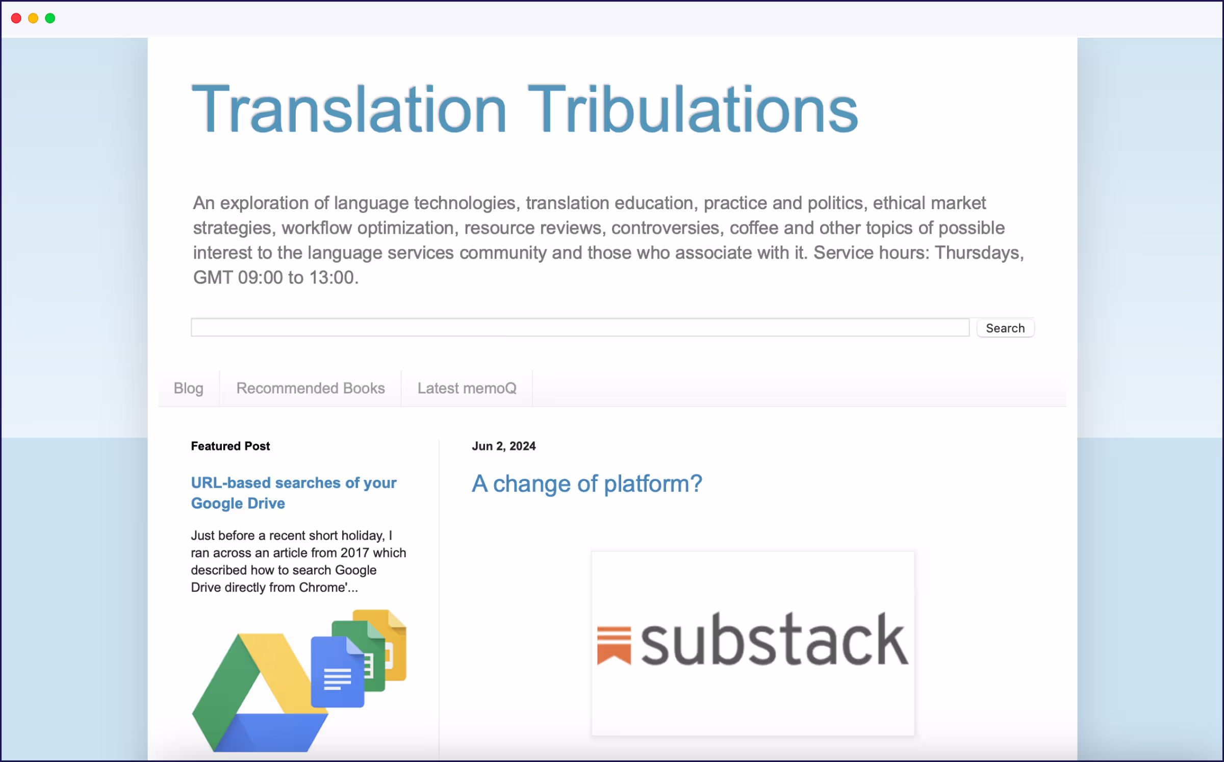 Translation Tribulations homepage