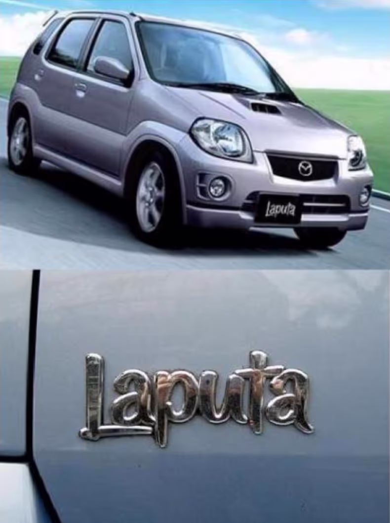 An example of bad localization, featuring the Mazda Laputa