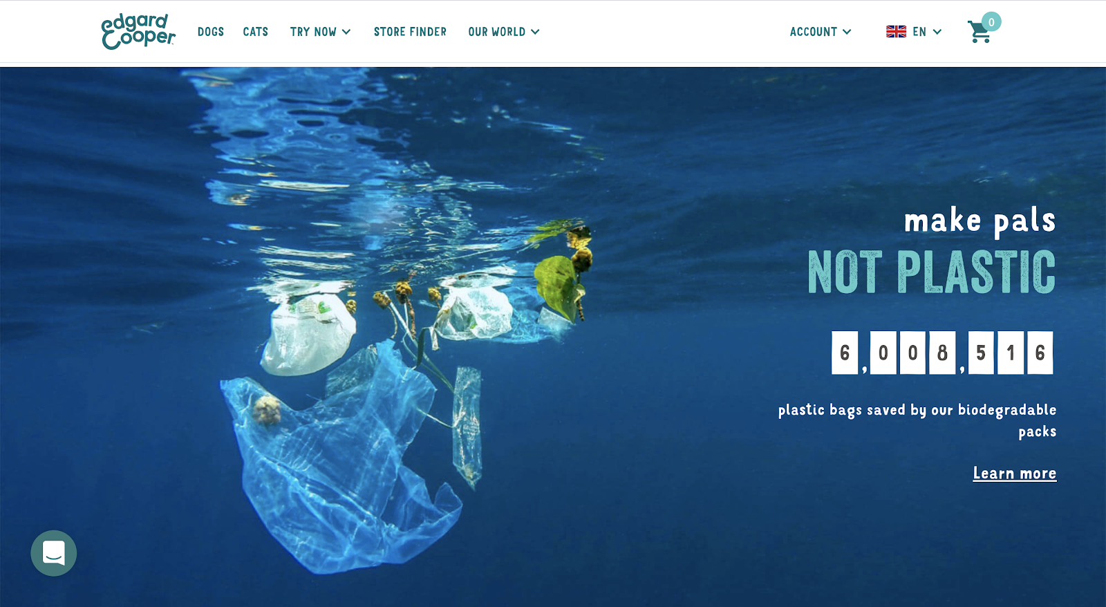 Multilingual Website Example: Edgard & Cooper Homepage 