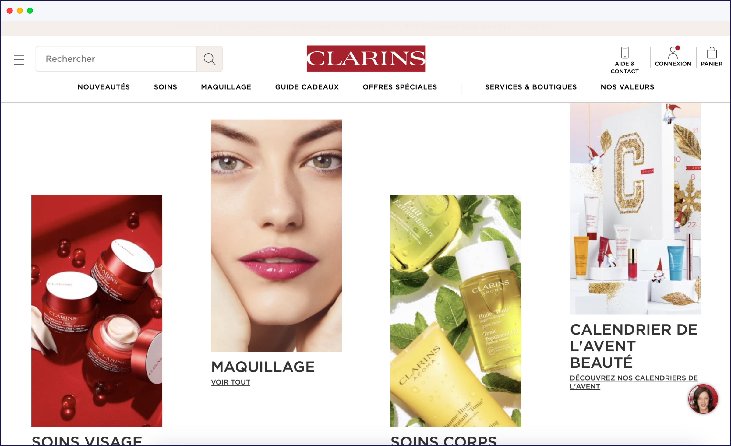 Strona główna Clarins Francja
