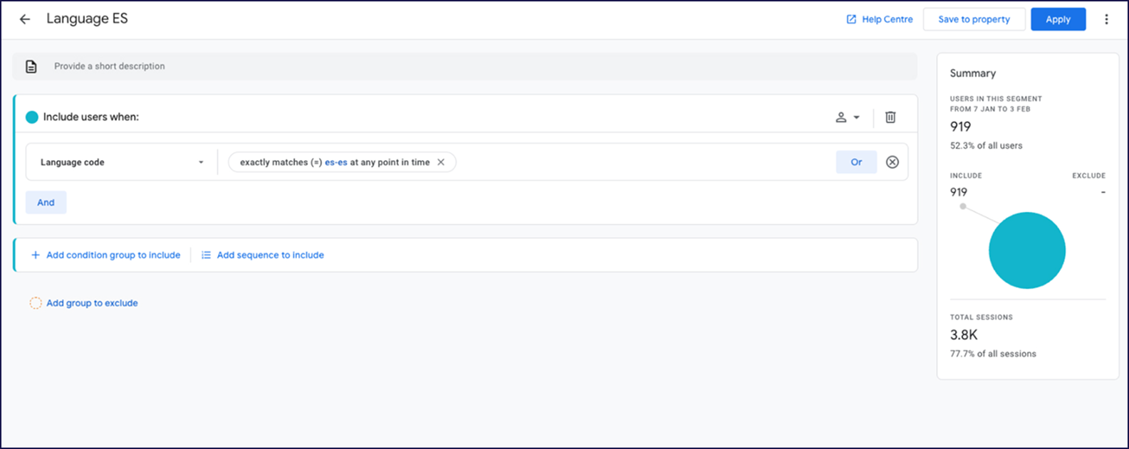 Creating Custom Segments for Locales in GA4