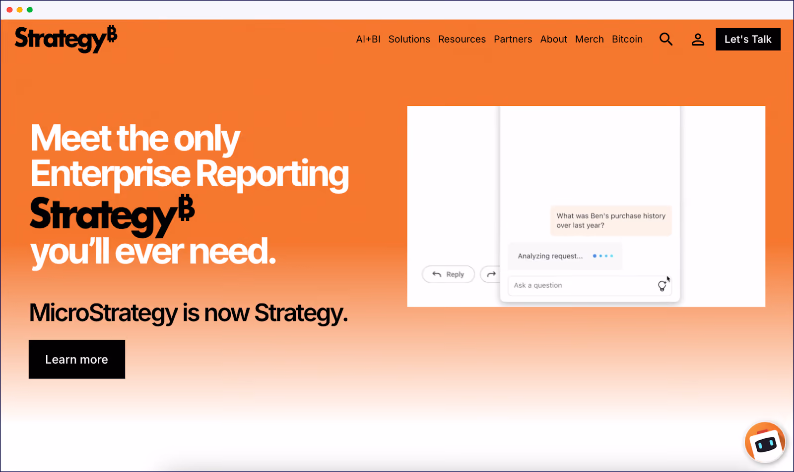 Strategy homepage