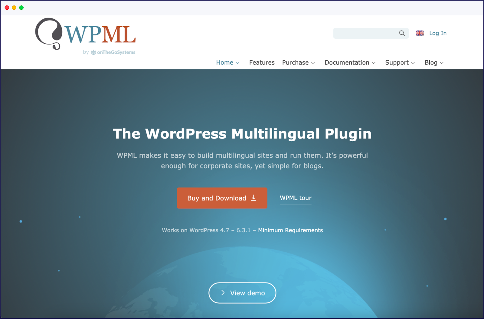 WPML homepage