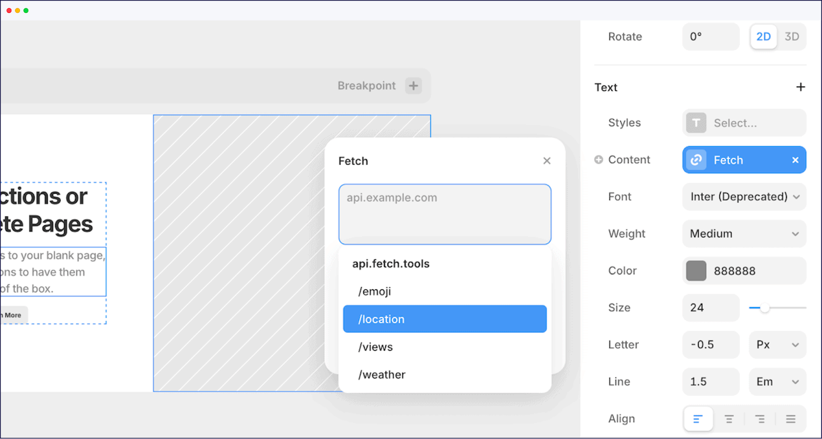 Creating dynamic content with Framer.
