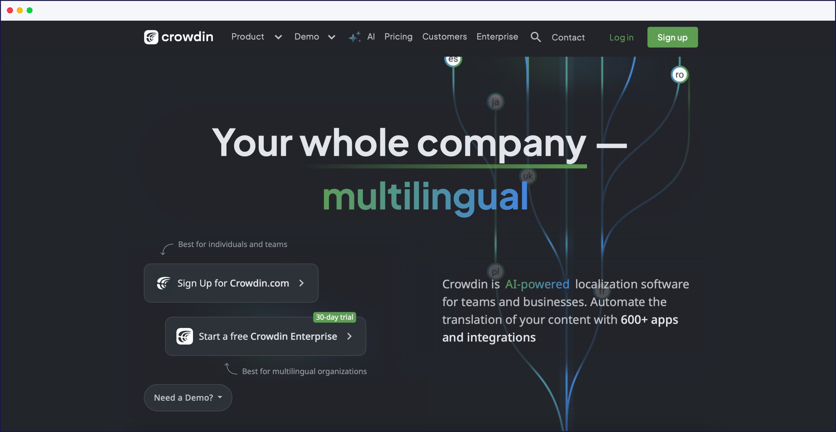 Crowdin localization tool